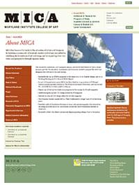 Beispiel für ein falsches dreispaltiges Layout